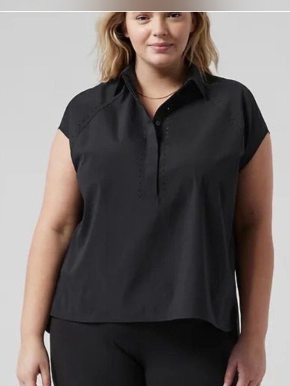 Athleta Sol Top Black XL